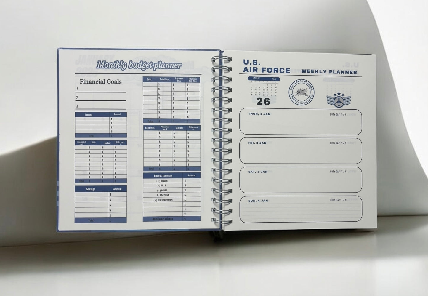 2026 U.S. Airforce Planner