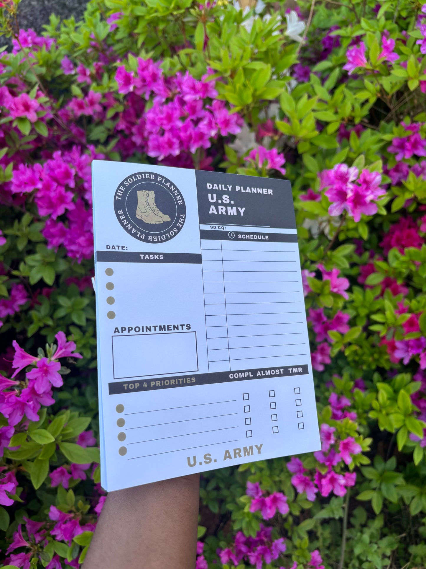 Army Daily To-do Notepad