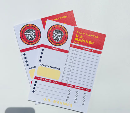 Marines Daily To-do Notepad