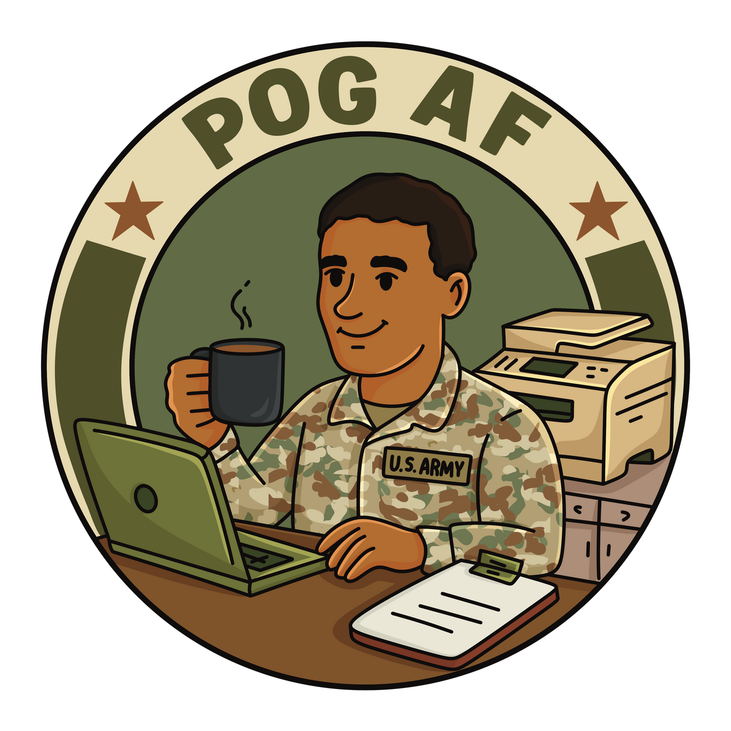 POG AF - Mousepad (Marine)
