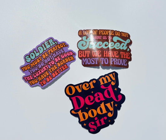 6888 Battalion Warrior Sticker Set – Pack of 3