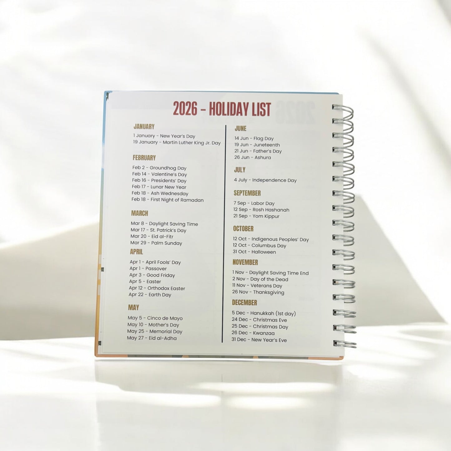 2026 U.S. Army Planner