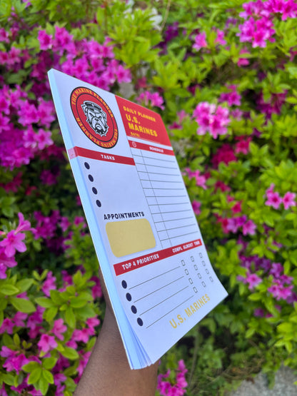 Marines Daily To-do Notepad