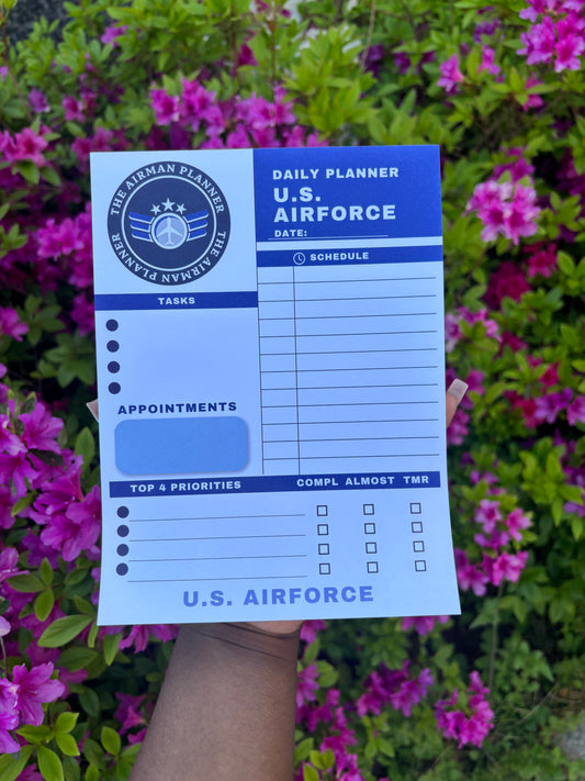 Air Force Daily To-do Notepad