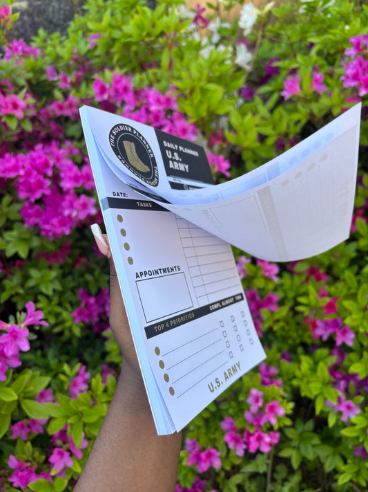Army Daily To-do Notepad