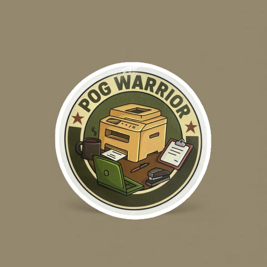 POG Warrior Sticker