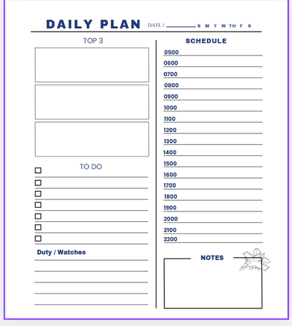 2026 U.S. Airforce Planner